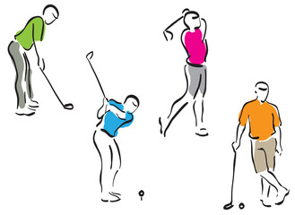 golf men - set