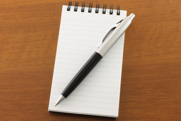 Open notepad and pen