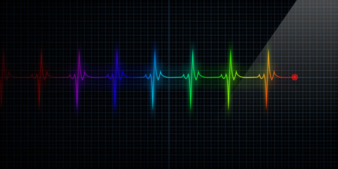 Colorful Heart Monitor