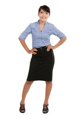 Fototapeta premium Portrait of a confident young business woman