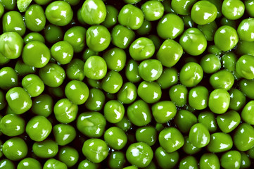background of green peas