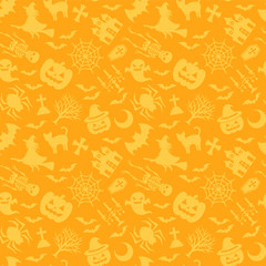 ハロウィン　背景　壁紙　パターン