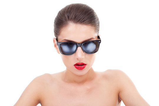 glamour woman in sunglasses