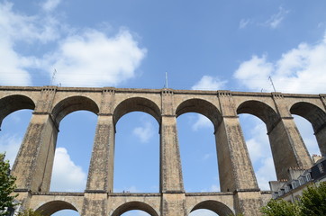 Fototapeta na wymiar aqueduc de Morlaix
