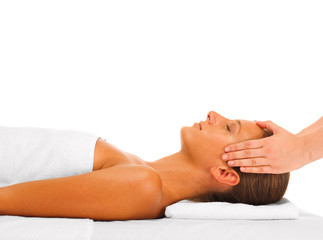 Obraz na płótnie Canvas Head massage
