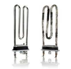 heating elements in good and bad condition