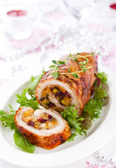 stuffed turkey breast