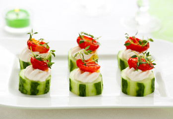 Holiday vegetable appetizer