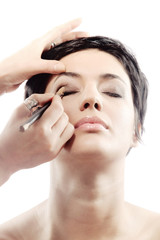 Obraz premium eye make up