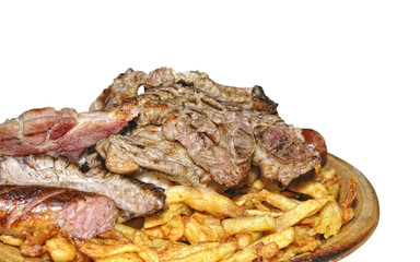 Parrillada de carne.