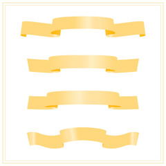 Gold ribbons