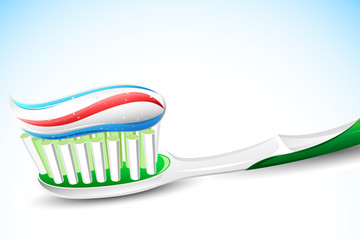 Tooth Paste on Tooth Brush