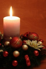 schöner Weihnachtskranz