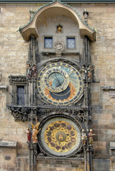 Naklejka premium Clock Prague