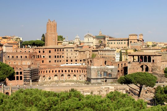 Trojan Market in Rome Italy