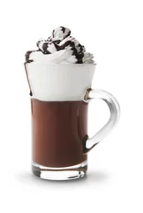 Peel and stick wall murals Chocolate Cup of hot chocolate