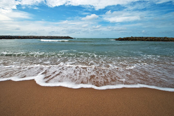 Thai sea and sand beach