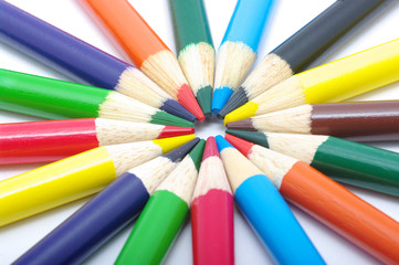 Naklejka premium Color pencils