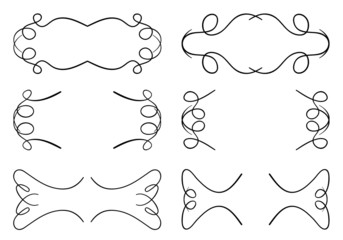 Set of borders © Paula Becattini