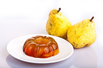 Jelly with pear