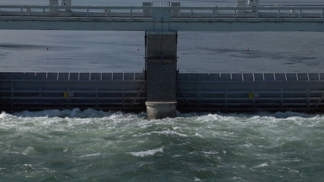 dam flowing water 03