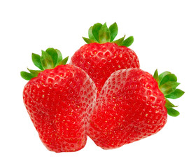 strawberry isolated on white background