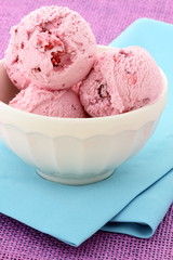 delicious mixed berries ice cream