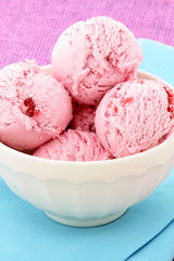 delicious mixed berries ice cream