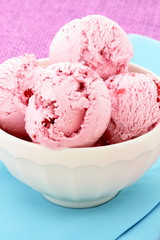 delicious mixed berries ice cream
