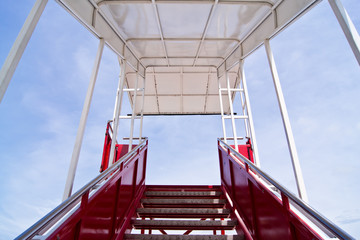 Aero stairs at Suvarnabhumi airport,thailand, asia
