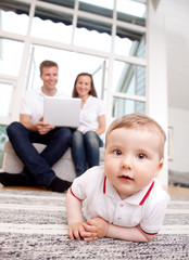 Obraz premium Curious Baby