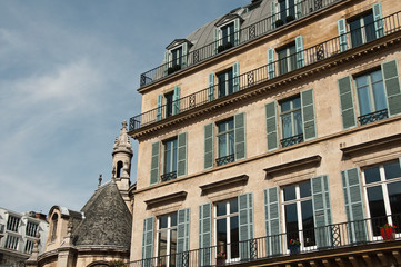 immeuble rue de Rivoli à Paris
