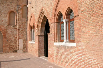 Fototapeta na wymiar Opactwo Pomposa, Ferrara