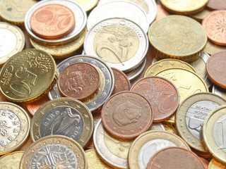 Euro coins