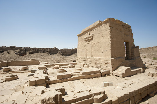 Remains of an ancient egyptian temple