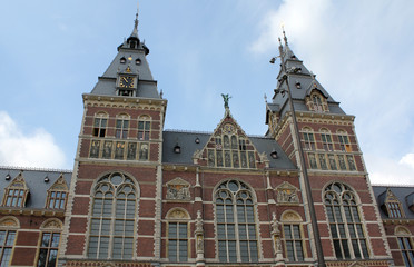 Fototapeta na wymiar Rijksmuseum in Amsterdam