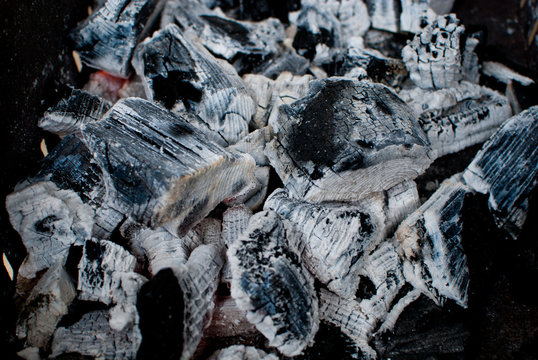 charcoal fire
