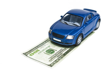 Car model and dollar
