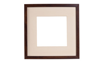 frame passe-partout for picture on white background