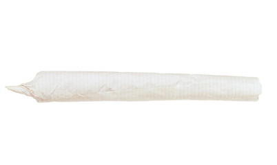 Marijuana Joint isolated on white background - obrazy, fototapety, plakaty
