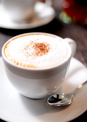 Cup of cappuccino