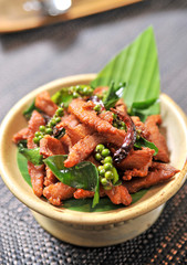 Fried pork