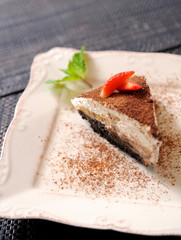 Delicious fresh baked chocolate cake
