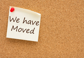 We have moved
