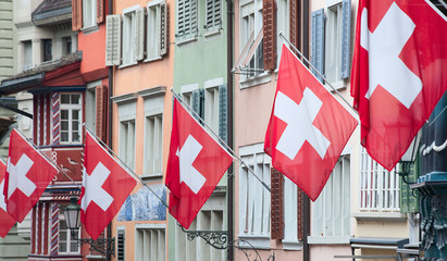 Old street in Zurich