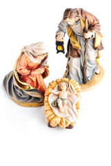 Weihnachtskrippe Holzfiguren