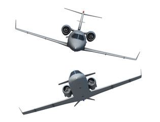 privatjet freigestellt