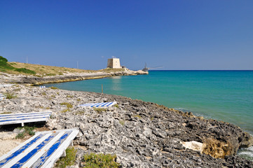 BAIA DI MANACORE, GARGANO, PUGLIA, ITALIA
