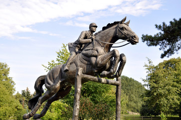 Fototapeta premium Springreiter Denkmal