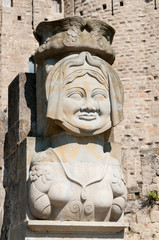 Statue of Madame Carcas, La Cité, Carcassonne